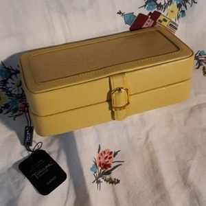 Tuscan Designs Leather Travel Jewelry Case